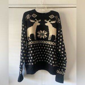 Vintage GAP Wool Reindeer Sweater